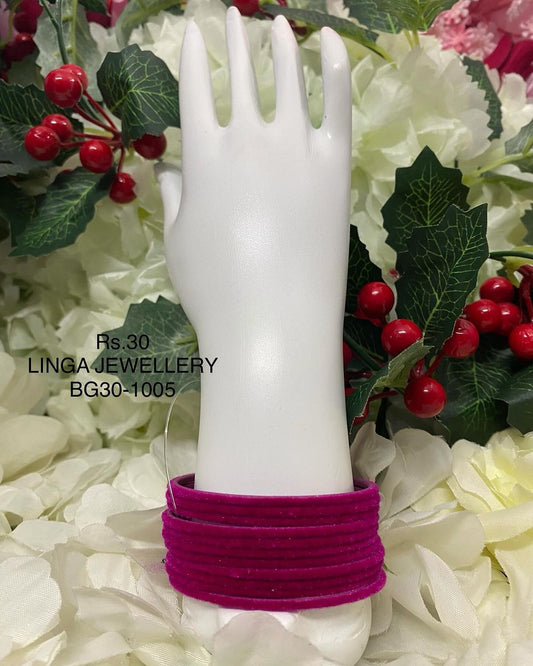 BG30-1005 - Velvet Bangles