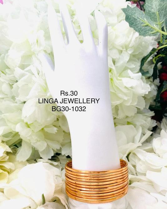BG30-1032 - Plain metal Bangles