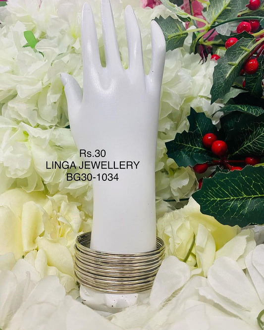 BG30-1034 - Plain metal Bangles