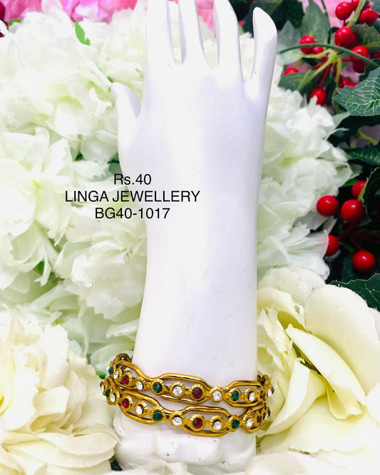 BG40-1017 - Gold Bangles