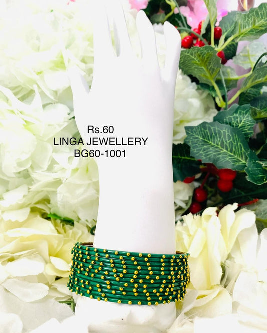 BG60-1001 - Metal Dotted Bangles