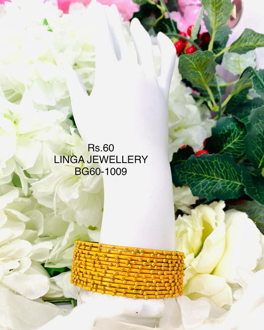 BG60-1009 - Metal Dotted Bangles