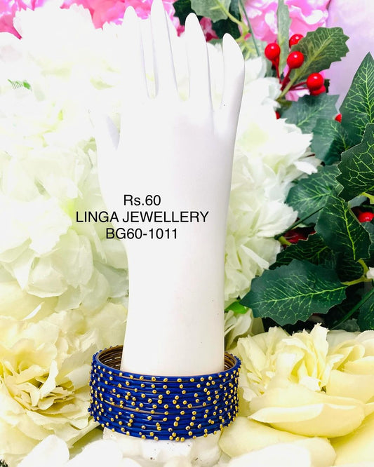 BG60-1011 - Metal Dotted Bangles